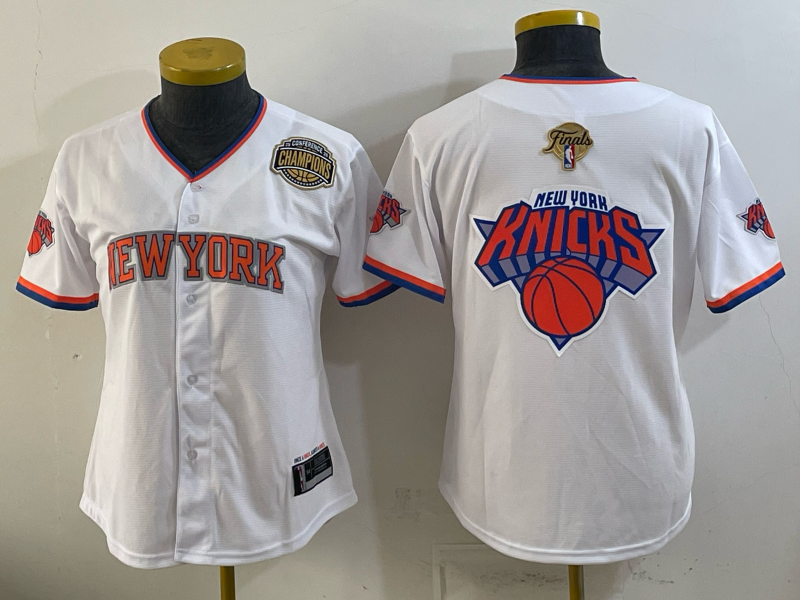 Men New York Knicks blank white 2026 Nike NBA jersey 0625003